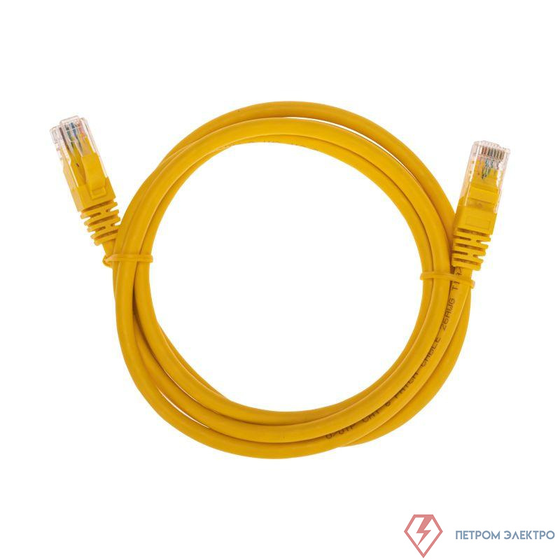 Патч-корд U/UTP CAT 6 RJ45-RJ45 26AWG LSZH желт. 1.5м Rexant 02-0295-105