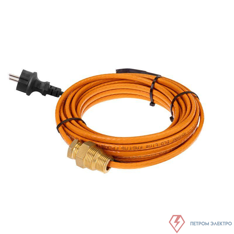 Кабель греющий саморег. пищевой ECO Line (комплект в трубу) 10HTM2-CT (10м/100Вт) Rexant 51-0605