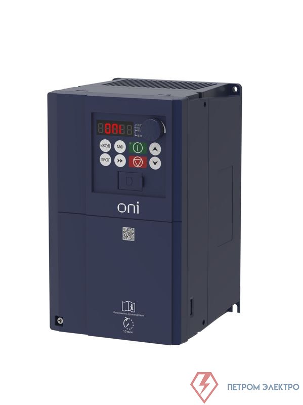 Преобразователь частоты FC-431 380В 5.5-7.5кВт 13-17А встроен. тормозной модуль ONI FC-431-33-055G075PT