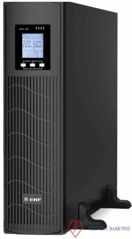 Источник бесперебойного питания двойного преобразования E-Power SW900G4 20000В.А 3/1 для монтажа в стойку 380/230В без АКБ EKF SW902G4-RT-31 0