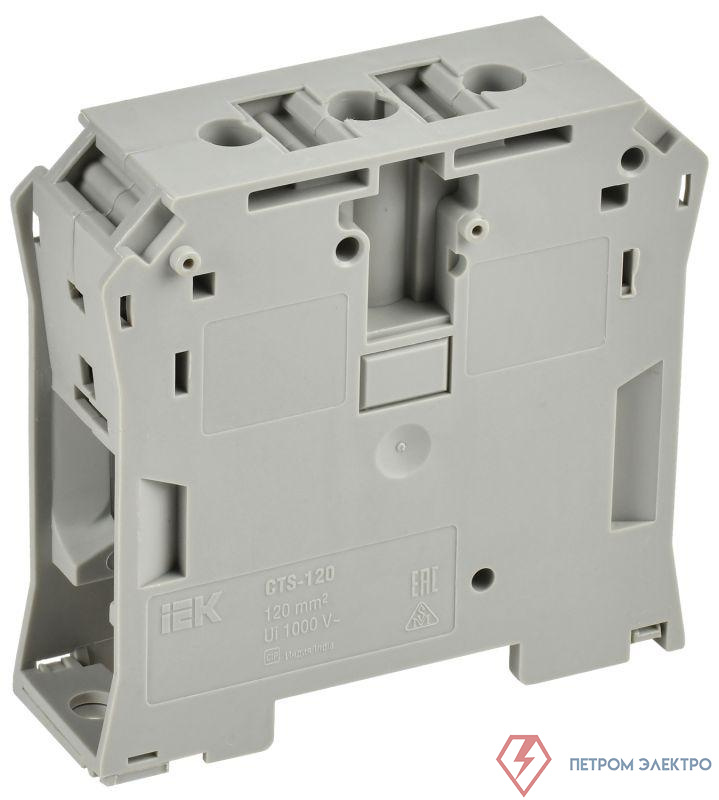 Колодка клеммная CTS 120кв.мм сер. IEK YCT10-00-K03-120