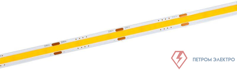 Лента светодиодная COB-312LED 8Вт/м IP20 8мм 24В 3000К (уп.5м) IEK LSR11-1-312-20-1-1-05