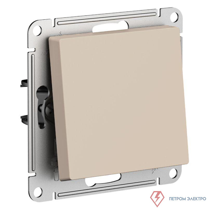 Выключатель AtlasDesign (сх. 1) 10AX с самовозвратом механизм песочн. SE ATN001215