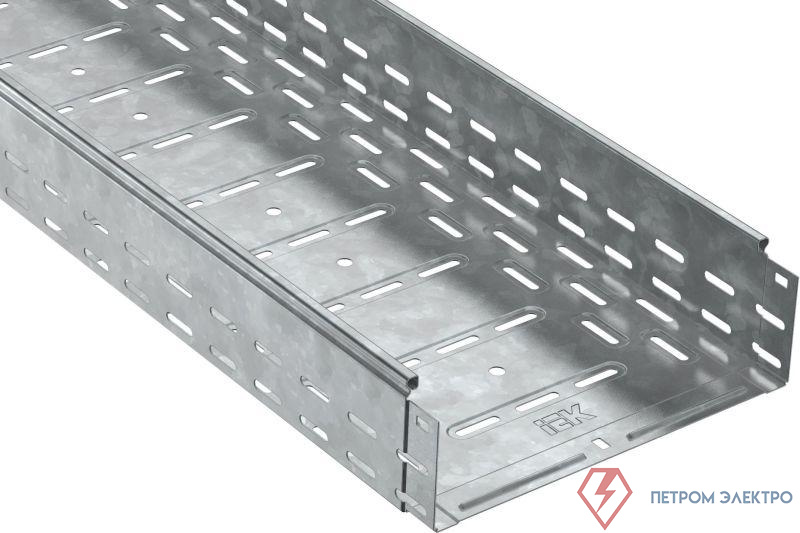 Лоток листовой перфорированный 400х100 L3000 сталь HDZ IEK CLP10-100-400-3-M-HDZ