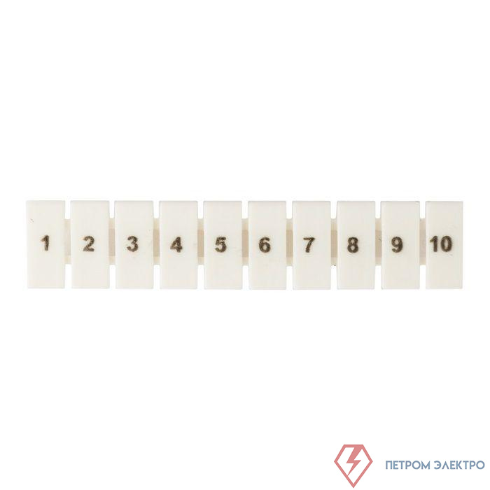 Маркеры для UT/ST/Push-in 4 с нумерацией 1-10 (уп.100шт) PROxima EKF zb-st-4-1-10