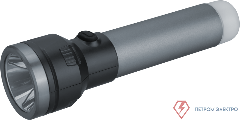 Фонарь светодиодный ручной 95 708 NPT-CP29-ACCU пласт. 1LED 3Вт+4LED 1Вт Li-Ion 3.7В 2реж IPX4 NAVIGATOR 95708
