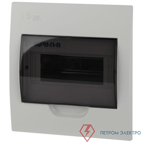 Бокс встраиваемый ЩРВ-П-8 8мод. IP41 пластик SIMPLE NO-box_simple-plastic_8_flush BOXF08 Эра Б0041511