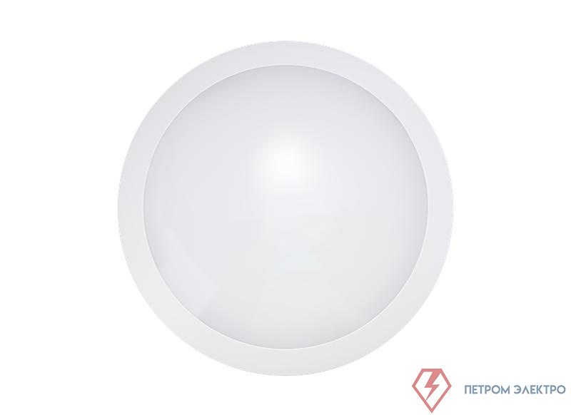 Светильник светодиодный WP 25 C 24W OP 940 D300 EL WH 300х300х93мм 24Вт 4000К IP66 пылевлагозащ. ЖКХ с БАП 1.5ч бел. Русский Свет 15072523334