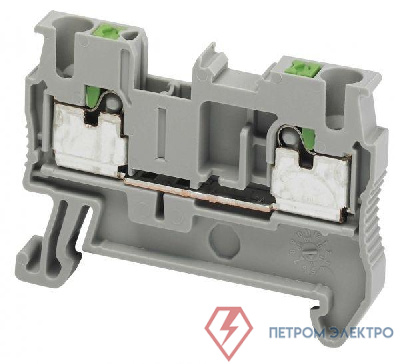 Клеммник Pit проходной 2 точки подкл. 2.5мм оранж. SchE NSYTRP22AR