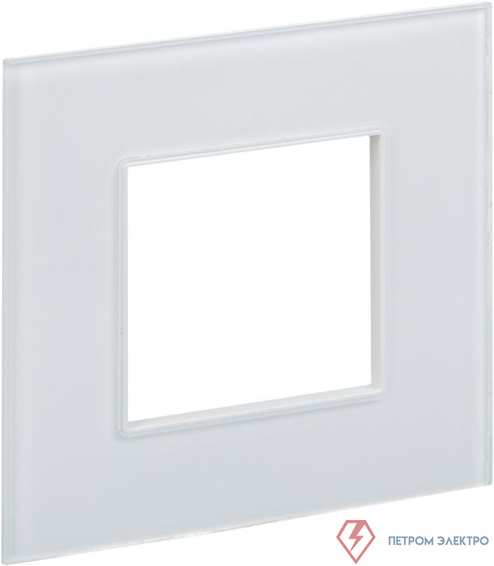 Рамка 1-м SKANDY SK-F21W стекло арктич. бел. IEK SK-M12-G-K01