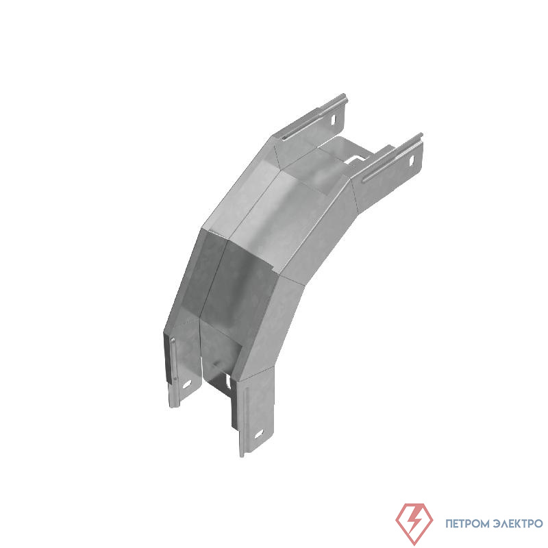 Угол для лотка вертикальный внешний 90град. 100х50 "ПЛЮС" VLplus90-50-100 INOX304 КМ PL5635