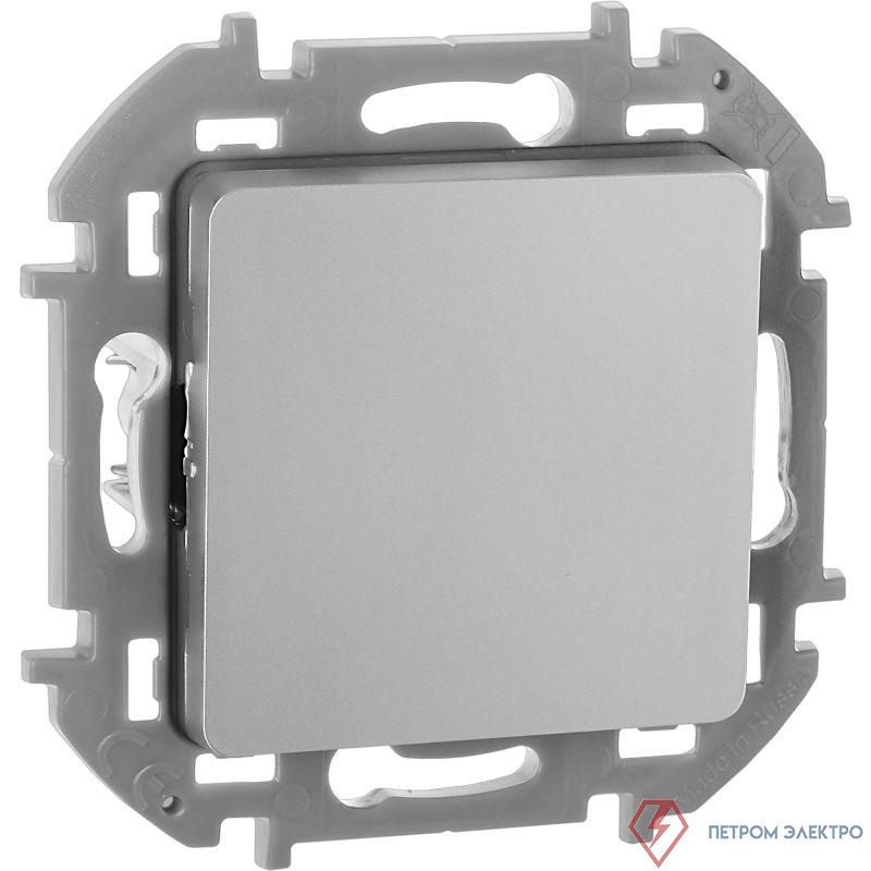 Выключатель 1-кл. Inspiria 10А IP20 250В 10AX механизм алюм. IEK 673602