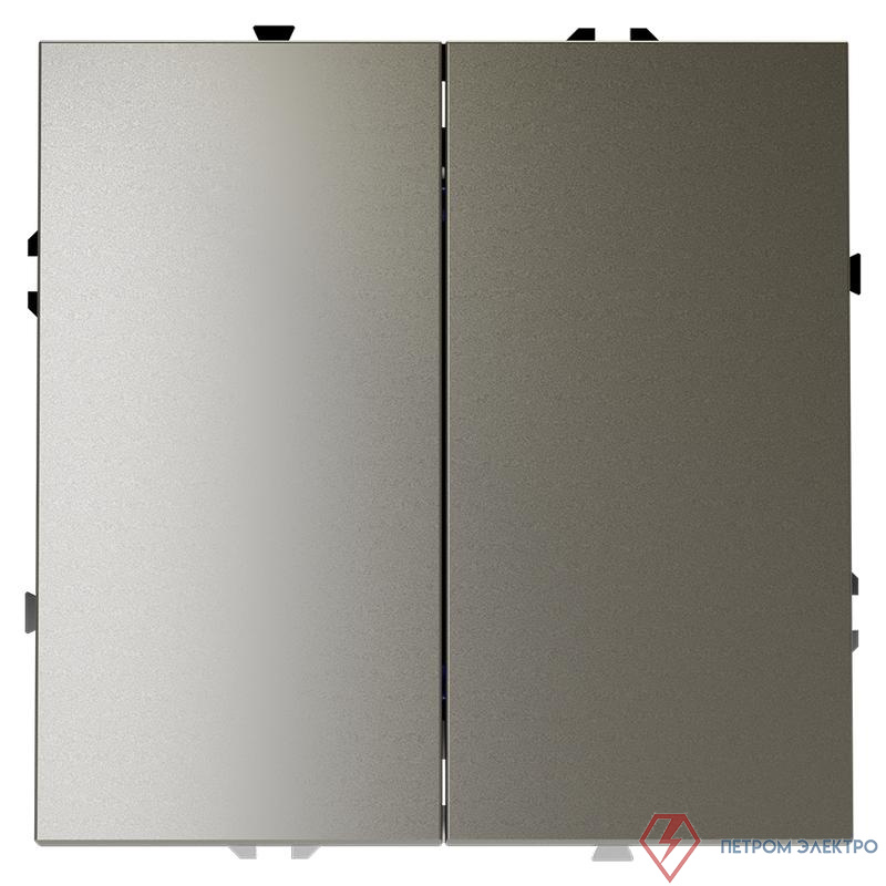 Выключатель 2-кл. СП S70 10А механизм шелк Voltum VLS020104