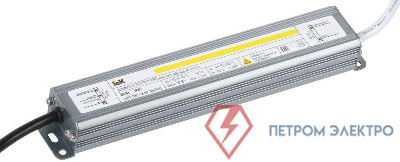 Драйвер LED ИПСН-PRO 5050 30Вт 12В блок-шнуры IP67 ИЭК LSP1-030-12-67-33-PRO