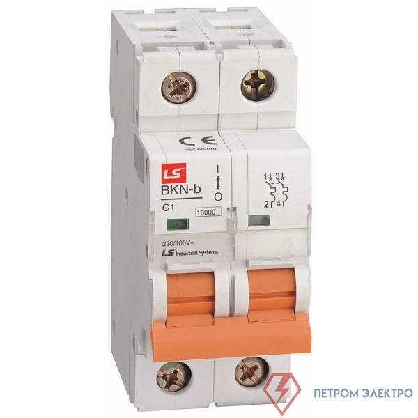 Выключатель автоматический модульный 2п B 6А 10кА BKN-b LS Electric 061206218B