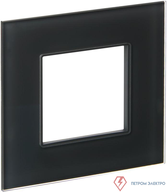 Рамка 1-м SKANDY SK-F21G стекло графит IEK SK-M12-G-K53
