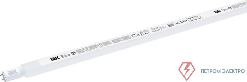 Лампа светодиодная T8 18Вт линейная 230В 6500К G13 IEK LLE-T8-18-230-65-G13