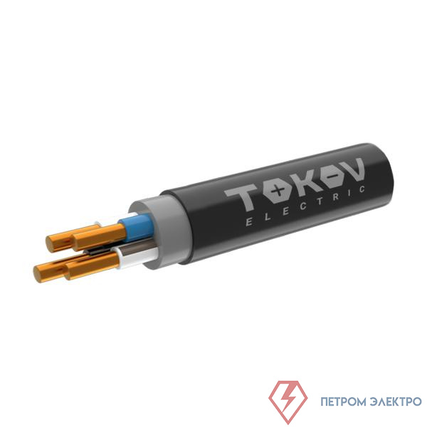 Кабель TOKOV ELECTRIC ППГнг(А)-HF 4х2.5 ОК (N) 0.66кВ (м) ТХМ00409119