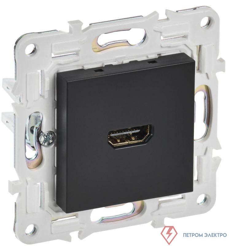 Розетка HDMI SKANDY SK-H01Bl черн. IEK SK-H10-K02
