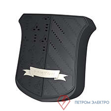 Звонок проводной Готик электрон. гонг 220В 80-90дБА черн./серебр. МОНОМАХ ГС-04