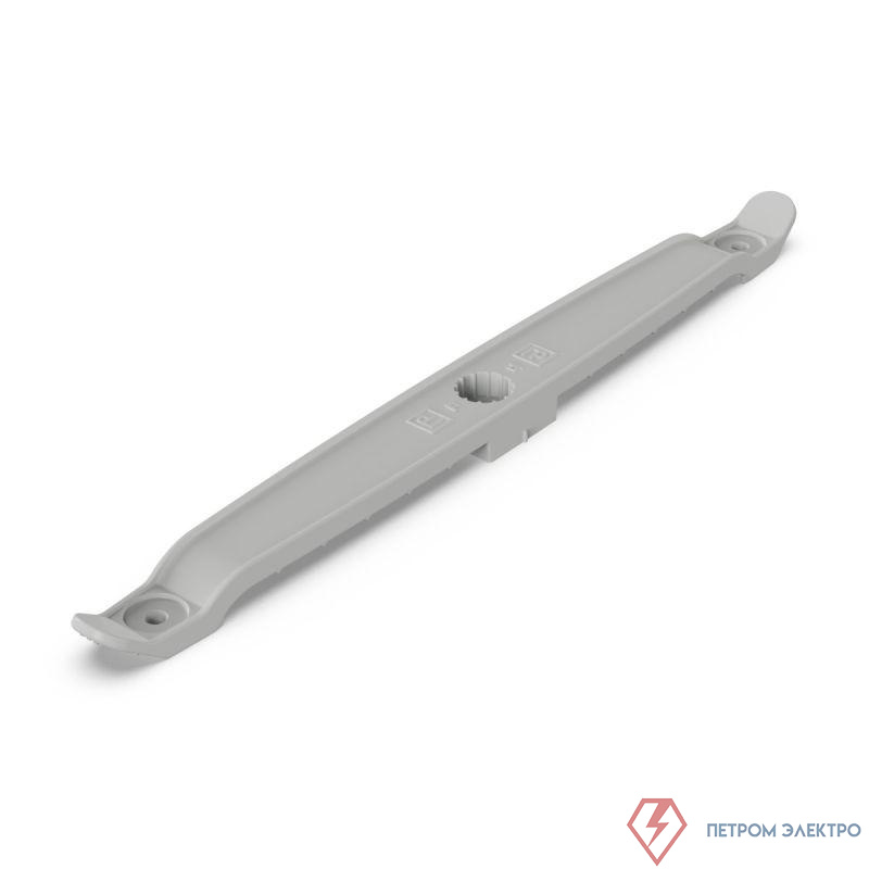 Держатель плоского кабеля двусторонний для прямого монтажа на 12 мест сер. (уп.20шт) Промрукав PR13.0444