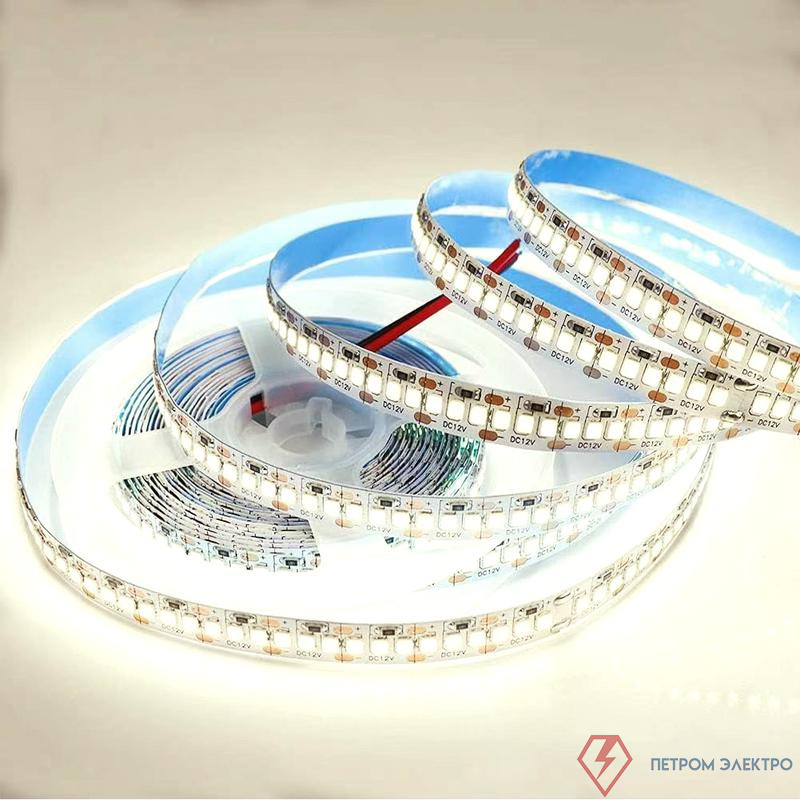 Лента светодиодная 24В 14.4Вт/м smd2835 240 диод/м IP20 1200лм/м PCB 10мм 3000К (уп.5м) Apeyron 00-515