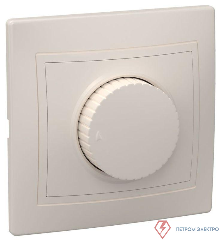 Светорегулятор поворот. СП КВАРТА IP20 ВСР10-1-0-ККм крем. GENERICA EDK10-K33-03-DM