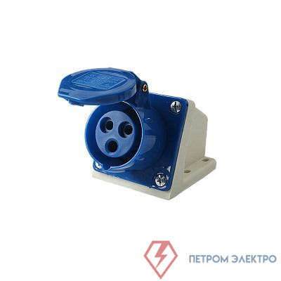 Розетка стационарная ОП PPC 113 16А 3п 2Р+РЕ 220В IP44 Pro JazzWay 5072633