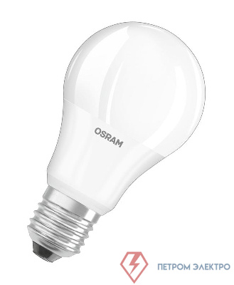 Лампа светодиодная LED STAR CLASSIC A 75 8.5W/865 8.5Вт грушевидная 6500К холод. бел. E27 806лм 220-240В матов. пласт. OSRAM 4052899971561 0