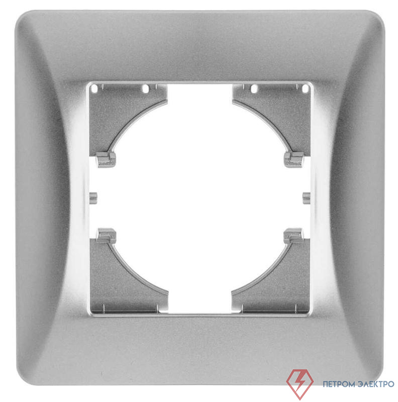 Рамка 1-м Ugra серебр. GUSI С1110-004