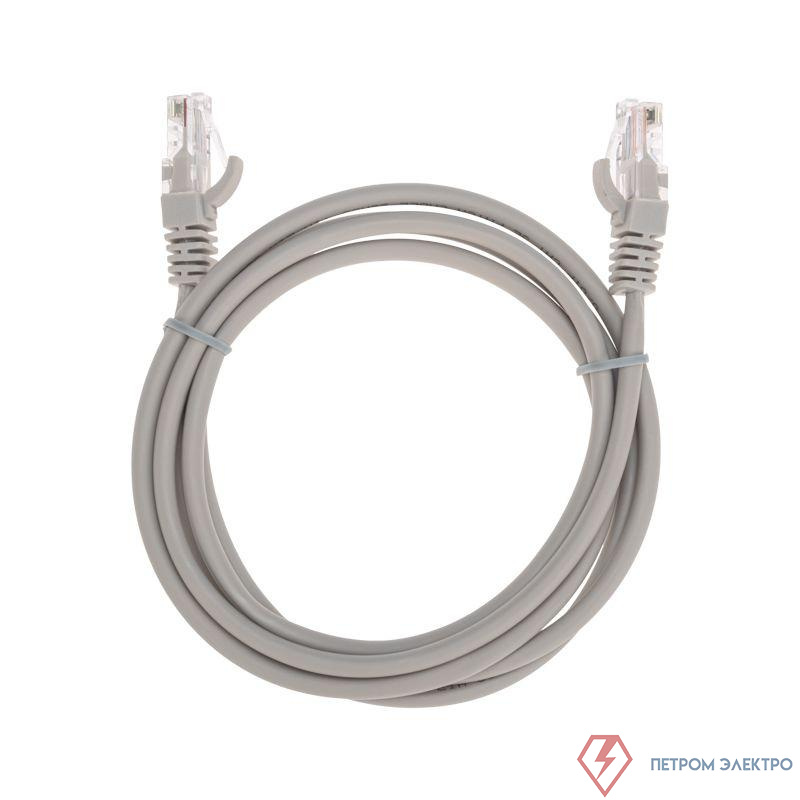Патч-корд U/UTP CAT 5e RJ45-RJ45 26AWG LSZH сер. 1.5м Rexant 02-0100-105