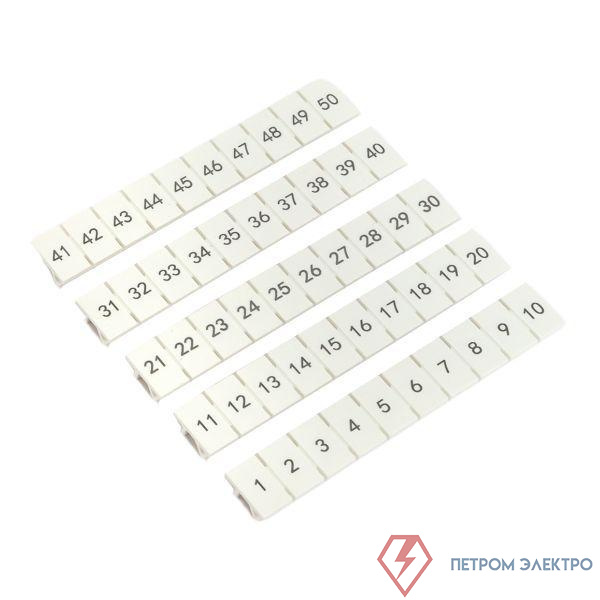 Маркировка для клемм 4 UT 1-50 (уп.100шт) EKF scr-ut-mrk-4-1-50