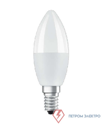 Лампа светодиодная LED STAR+ DIM с пультом B 40 5.5W/827 свеча 5.5Вт 2700К тепл. бел. E14 470лм 220-240В мат. пласт. OSRAM 4058075144309 0