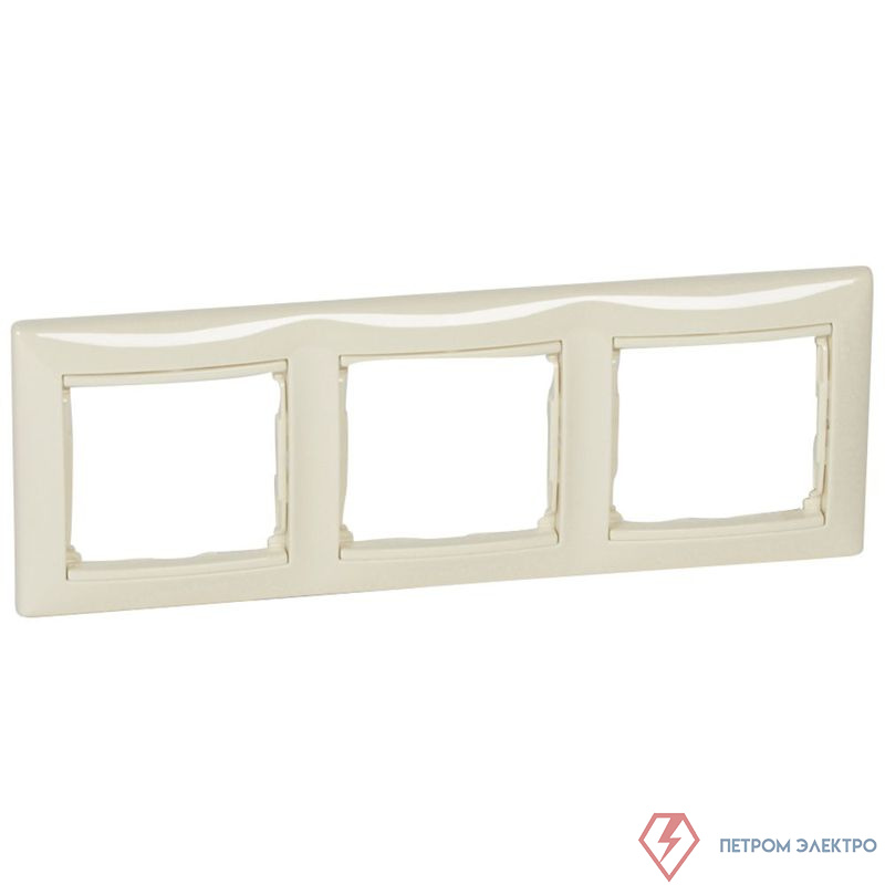 Рамка 3-м СП Valena IP20 горизонт. сл. кость (DIY-упак.) IEK 695633