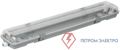 Светильник ДСП 2102 под LED лампу 2хT8 600мм IP65 IEK LDSP0-2101-2X060-K01