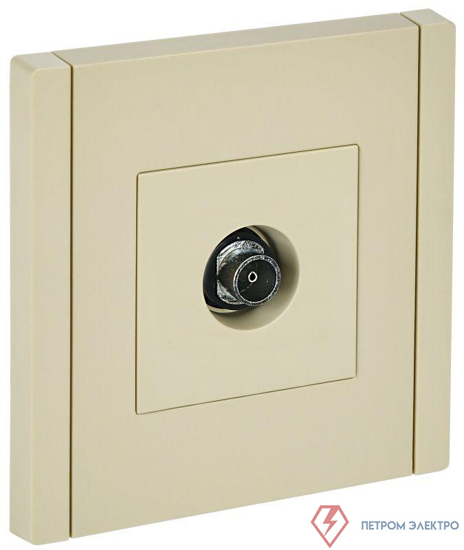 Розетка TV оконечная FORTE&PIANO FP428 ваниль IEK FP-A10-O-K10
