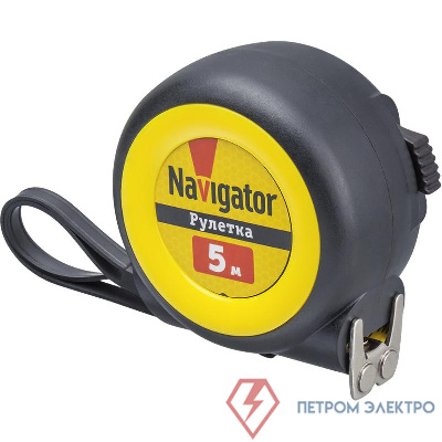 Рулетка 80 258 NMT-Ru01-A-5-19 автостоп 5мх19мм Navigator 80258