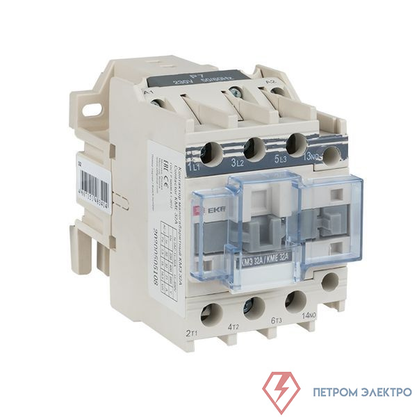 Контактор КМЭ-2 32А кат. 230В AC 1НО EKF ctr-s-32-220