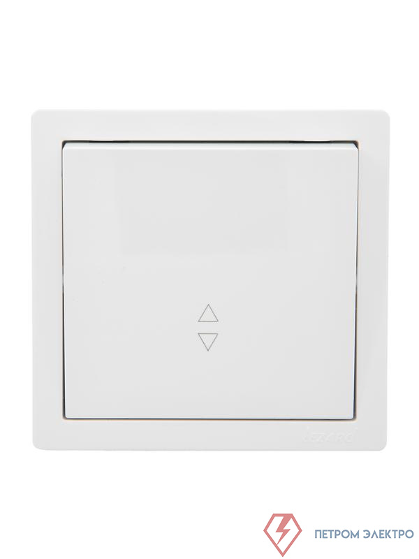 Выключатель проходной 1-кл. ОП LETO бел. LEZARD 752-0200-105