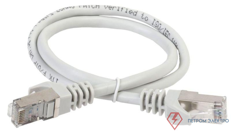 Патч-корд кат.5E FTP LSZH 10м сер. ITK PC01-C5EFL-10M