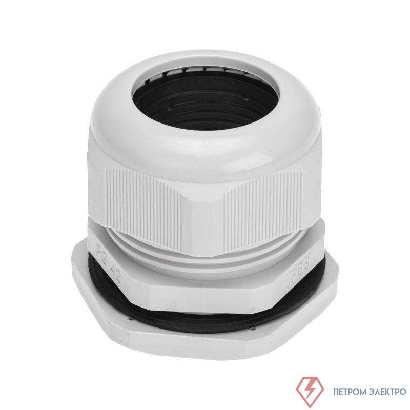 Ввод кабельный PG-42 (30-38мм) сер. комплект (уп.1шт) Rexant 07-8042-A1