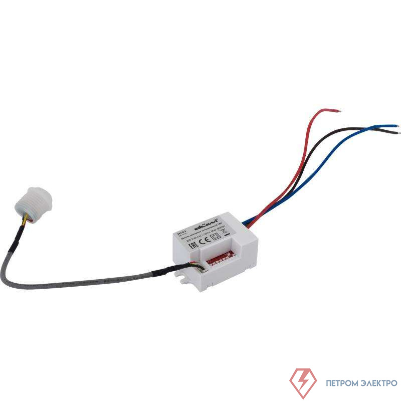 Датчик движения DDV-03 выносной "Невидимка" 360град. 800Вт 5-480с 6м 10/2000Лк бел. Duwi 25820 9