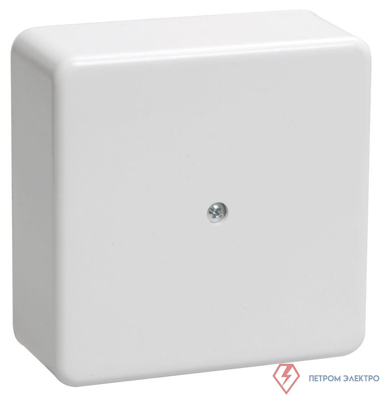 Коробка распаячная ОП КМ 75х75х28 бел. IEK UKO10-075-075-028-K01-E