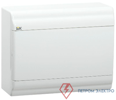 Бокс ЩРН-П-9 мод. навесной пластик IP41 PRIME бел. дверь IEK MKP82-N-09-WD-41-20