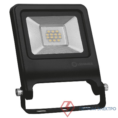 Прожектор светодиодный FLOODLIGHT VALUE 10Вт 4000К 800Лм IP65 черн. LEDVANCE 4058075268586