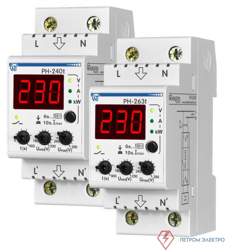 Реле напряжения РН-240Т НовАтек-Электро 3425600240т
