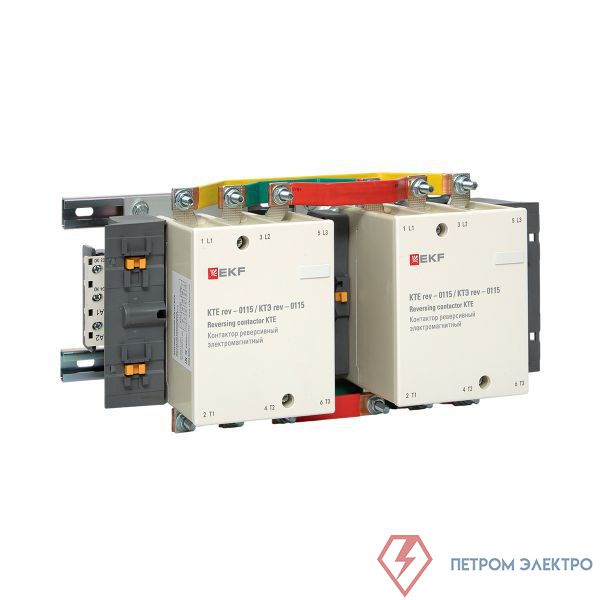 Контактор реверсивный КТЭ-1 115А кат. 230В AC 2НО EKF ctr-b-r-115