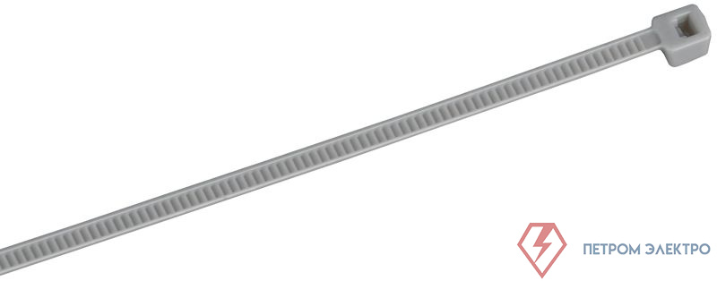 Хомут 2.5х200мм P6.6 стандартный сер. (уп.100шт) IEK UHH30-D025-200-100-K03