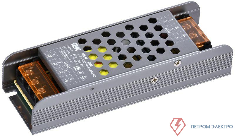 Драйвер LED ИПСН-PRO 100Вт 24В клеммы IP20 IEK LSP1-100-24-20-33-PRO