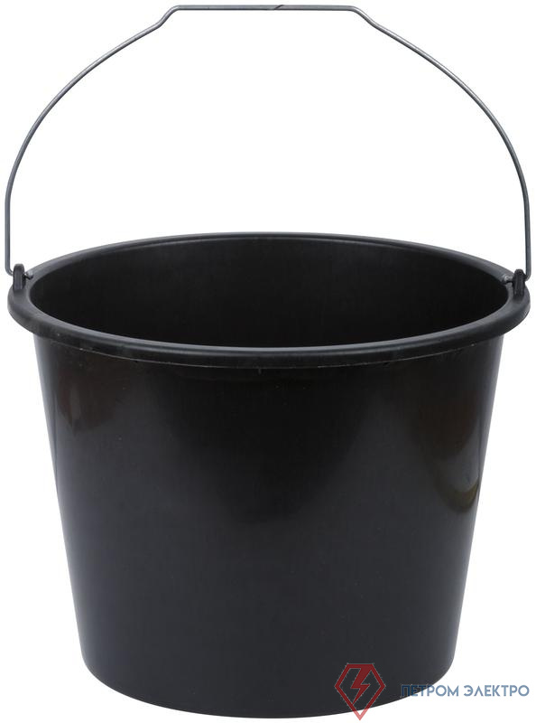 Ведро строительное 12л для перемешивания раствора пластик. КУРС 04085